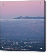 Silicon Valley At Dusk Acrylic Print