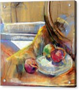 Sill Life With Onions Acrylic Print