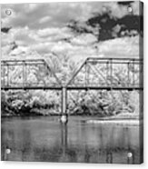 Silver Bridge Pano Acrylic Print