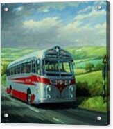 Silver Star Leyland Coach Acrylic Print