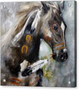 Sioux War Pony Acrylic Print