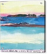 Slins Island Spruce Head Maine Acrylic Print