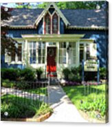 Small Town Library Acrylic Print