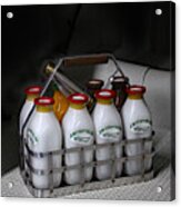 Smithfield Milk Bottles Acrylic Print