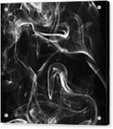 Smoke Abstraction Acrylic Print