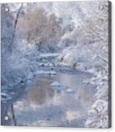Snow Creek Acrylic Print
