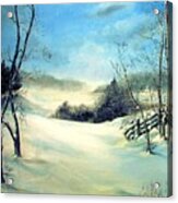 Snow Flurries Acrylic Print