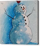 Snowman 2106     1 Acrylic Print