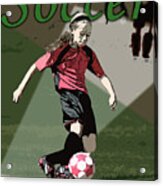 Soccer Style Acrylic Print