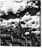 Sodermalm Hdr Black And White Acrylic Print