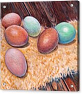 Soft Eggs Acrylic Print