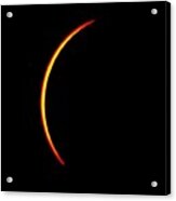 Solar Eclipse- Thin Crescent Acrylic Print