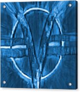 Som Symbol - Blue C101 Acrylic Print