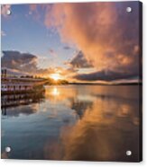 Songo River Queen Ii Sunset Acrylic Print