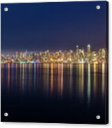 Sounders Seattle Skyline Acrylic Print