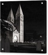 Southwell Minster. Night. Acrylic Print