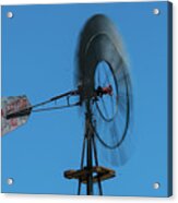 Spinning Windmill Belmont Nevada Acrylic Print