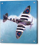 Spitfire Mark Ix Wingover Acrylic Print