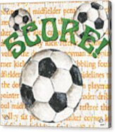 Sports Fan Soccer Acrylic Print