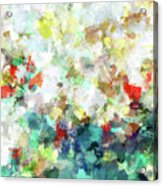 Spring Abstract Art / Vivid Colors Acrylic Print
