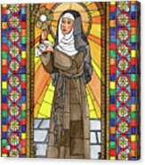 St. Clare Of Assisi - Bnclr Acrylic Print