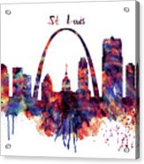 St Louis Skyline Acrylic Print