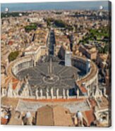 St Peter Cathedral Vatican City Rome Acrylic Print
