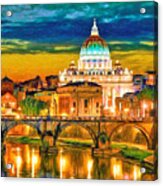 St. Peter's Basilica Nbr 3 Acrylic Print