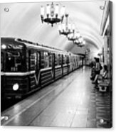 St Petersburg Russia Subway Station Acrylic Print