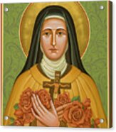 St. Therese Of Lisieux - Jctli Acrylic Print