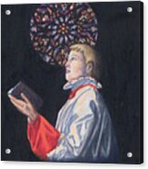 St. Thomas Episcopal Nyc Choir Boy Acrylic Print