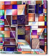 Stained Glass Factory Acrylic Print