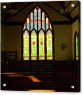 Stained Glass Acrylic Print