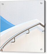 Stairs With Blue Acrylic Print