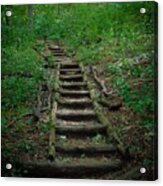 Stairway At Unicoi Gap On The At Acrylic Print