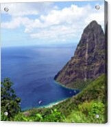 Stairway To Heaven View, Pitons, St. Lucia Acrylic Print