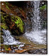 Standing In Motion - Brasstown Falls 011 Acrylic Print