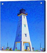 Standing Proud Lighthouse Acrylic Print