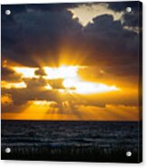 Starburst Sunrise Delray Beach Florida Acrylic Print