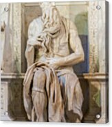Statue Of Moses Acrylic Print