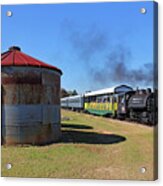 Steam On The South Carolina Railroad Museum 3 Acrylic Print