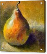 Still Life With William's Pear Acrylic Print