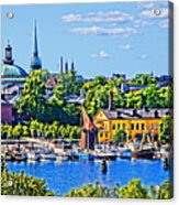 Stockholm Waterfront Acrylic Print
