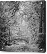 Stone Bridge In The Woods Acrylic Print