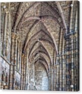 Stone Vaulted Nave Of Holyrood Abbey Acrylic Print