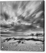 Storm Clouds Over Orange Beach Pass Acrylic Print