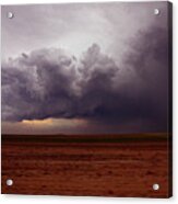 Storm Clouds Rolling In Acrylic Print