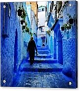 Street In Chefchaouen Acrylic Print