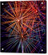 Striking Fireworks Acrylic Print