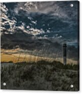 Sullivan's Island Lighthouse Dark Contrast Acrylic Print
